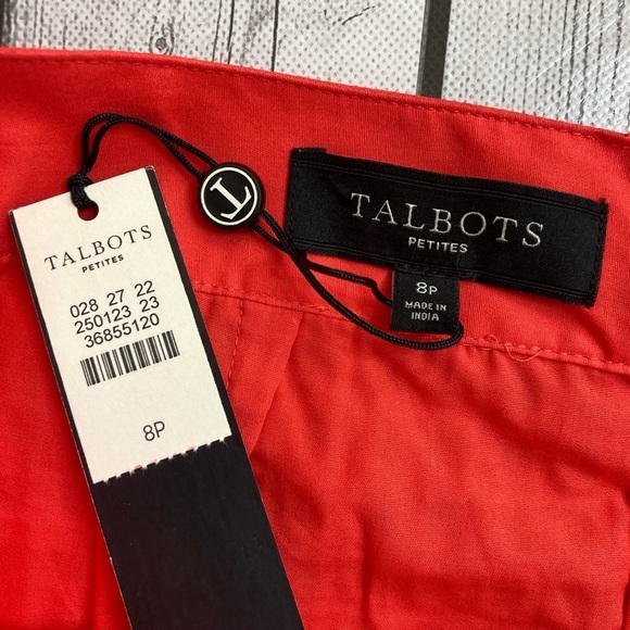 Talbots Neon Pink & Orange Pencil Skirt - Picture 9 of 11